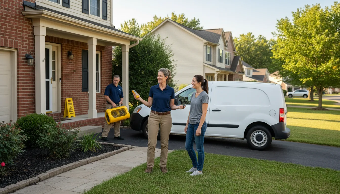 Residential water damage restoration in Reed Point, MT